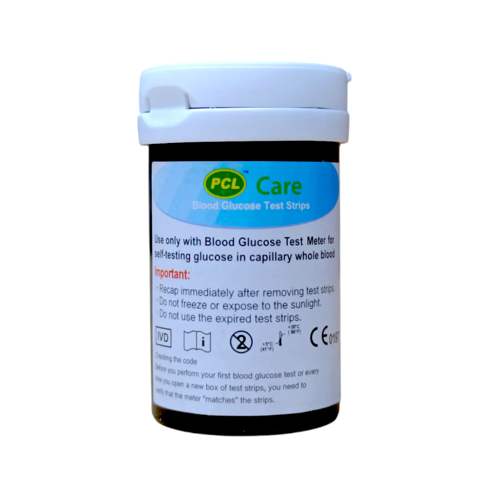 PCL Care Blood Glucose Strip 50’s Pack